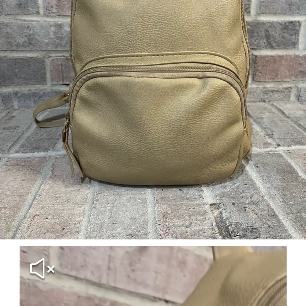 Tan Backpack